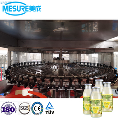 Machina de jugo de pulpa de botella de vidrio de 8000bph 