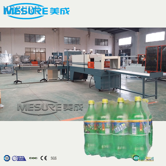 Automático L Type Dos Roll Roll PE Película PELACIÓN CALENA MÁQUINA DE ARROPIA DE LA BOTELA CAN BEBIDAS