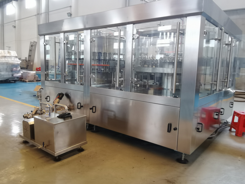 Máquina de llenado de agua de botella de vidrio automática completa/ relleno de botella de vidrio