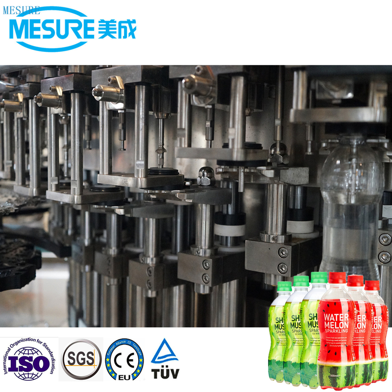 Máquina de llenado de embotellado de refresco carbonatado de alta velocidad de 24000bph a alta velocidad