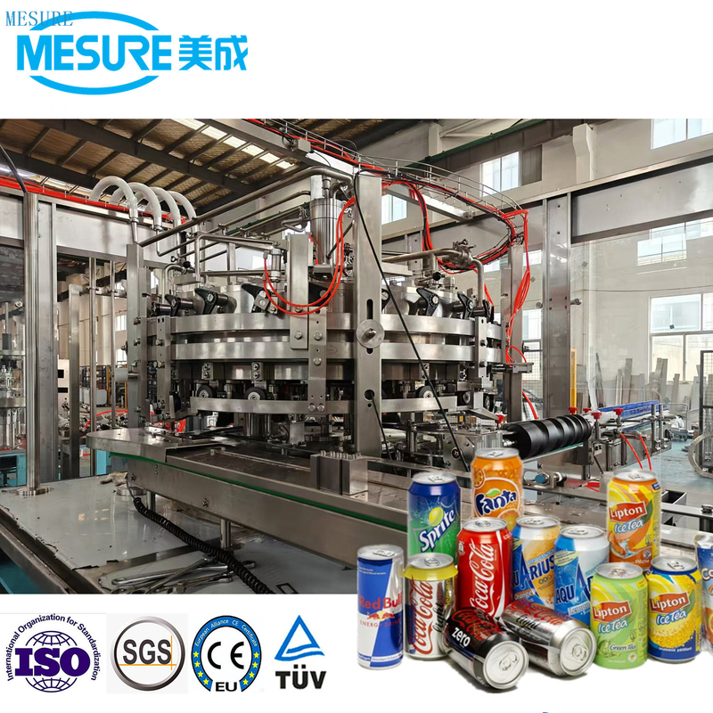 Máquinas eficientes de llenado y sellado de lata: líneas de bebidas carbonatadas personalizadas para pequeños biz | Cerveza y líquido