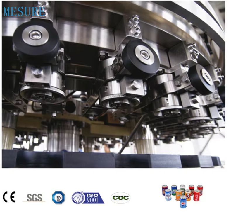 Máquinas de llenado de lata carbonatada para cerveza/líquidos | Líneas de producción eficientes personalizadas con sellado para pequeñas empresas