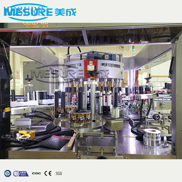 Máquina de etiquetador de etiquetador de pegamento giratorio lineal automático lineal Opp Hot Factory