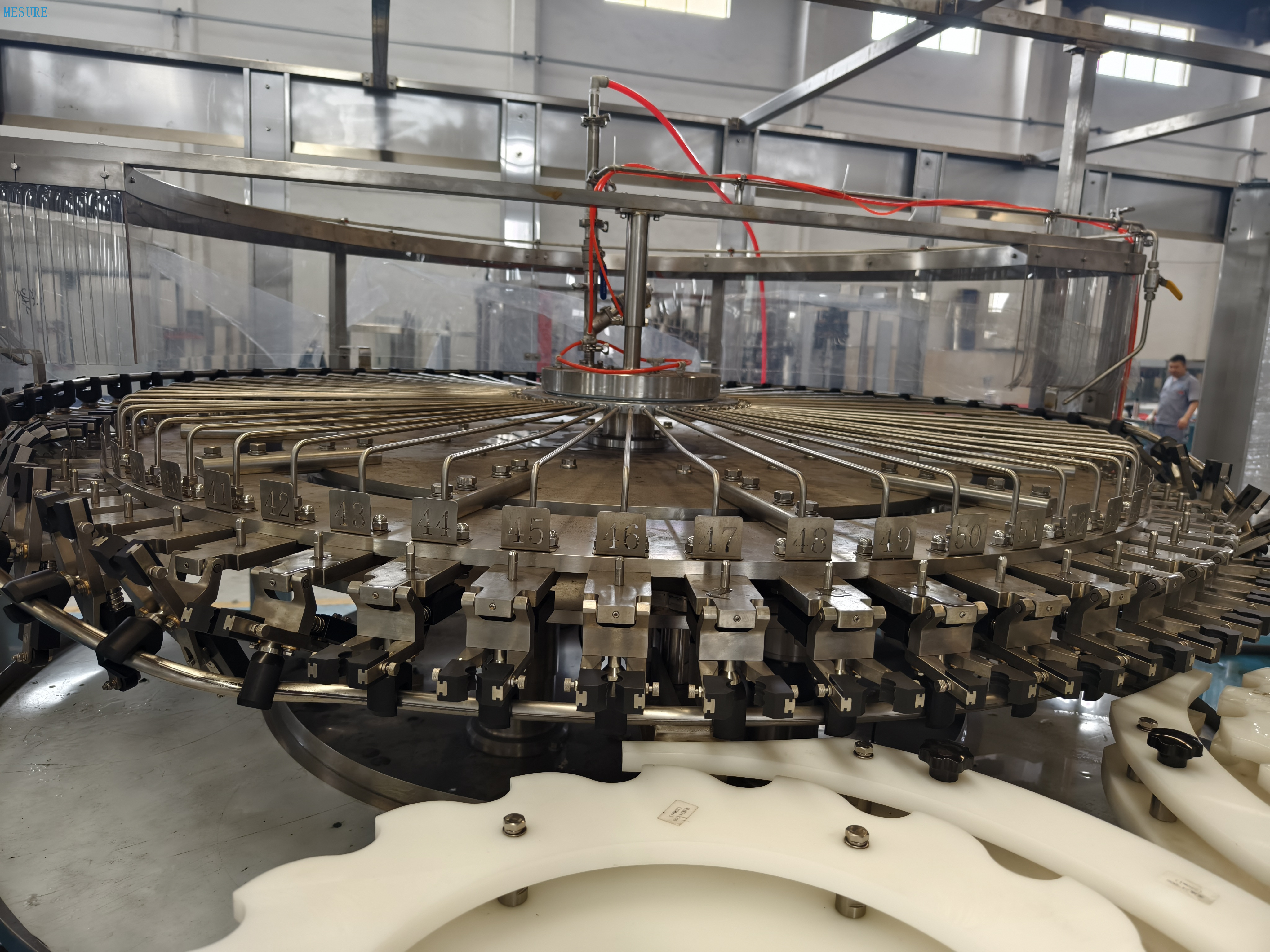 Botella de vidrio Machina de llenado de agua líquida/ línea de producción de agua