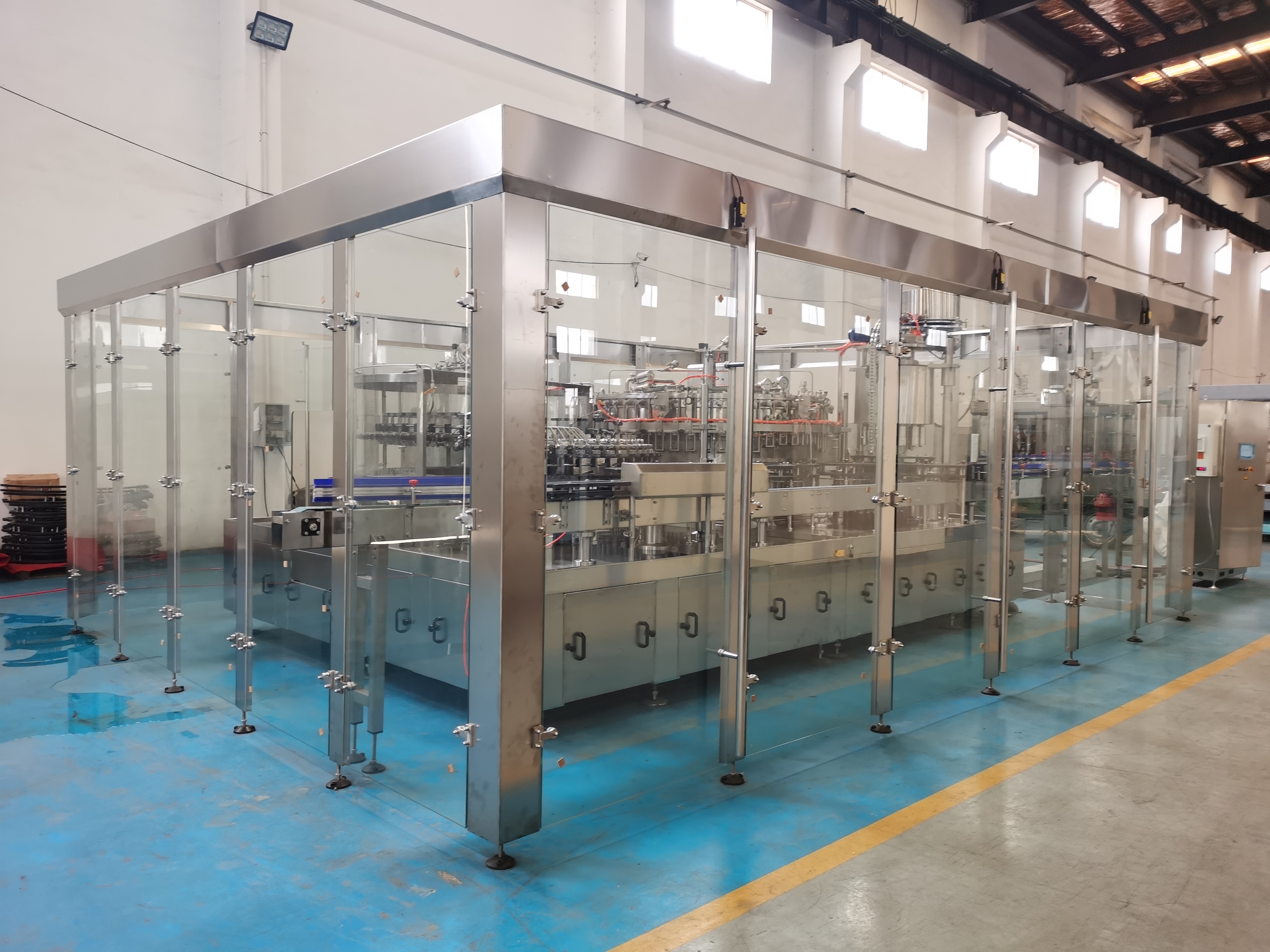 Precision Fill Beer/Wine Auto-Line: Bottling and Packaging System para fábricas de cerveza/vino