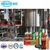 Línea de embotellado de bebidas carbonatadas de alta velocidad con límite de llenado de enjuague 